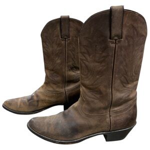 Durango Women's Tan Western Boot RD4112 in “Wild Tan” Full Grain Leather. Sz 10M
